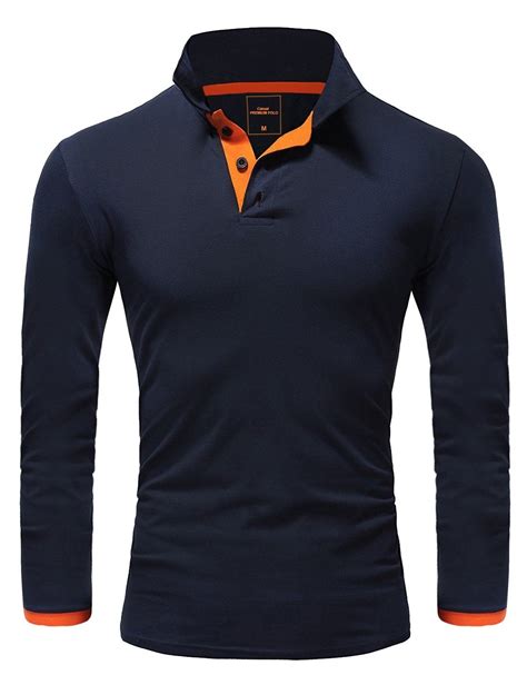 poloshirts herren langarm